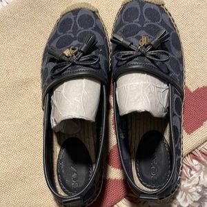 Coach denim espadrille